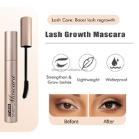 OTVENA Mascara à brosse fine pour séparer les cils inférieurs, résistant aux bavures, longue tenue, maquillage quotidien