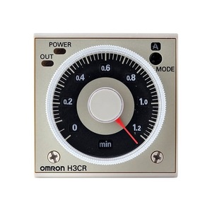   Relais temporisé H3CR de 1 minute à 24 heures, AC 230V 15A, minuterie mécanique pour usage industriel - Product Image 1