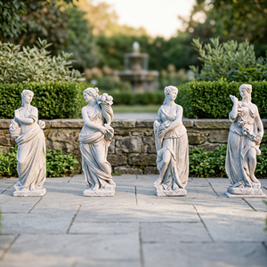 Estatua de Venus Tallada a Mano en Piedra Blanca Sólida Ecológica Única Europea, Tamaño Personalizado, Diseño Tradicional para Jardín de Hotel - Product Image 3
