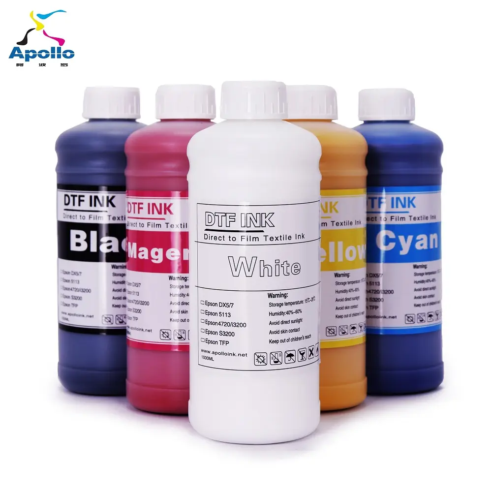 DTF-Pigment tinte für Epson XP600 L1800 DX5 i3200 PET-Film drucker mit weißer Tinte