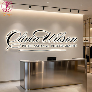 Insegna personalizzata con logo 3D a LED retroilluminato, lettere a canale 3D <span class=keywords><strong>da</strong></span> <span class=keywords><strong>parete</strong></span> per ufficio, studio cosmetico, clinica. - Product Image 2