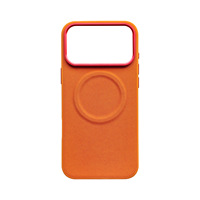 Étui de protection antichoc en cuir PU à motif tressé avec charge magnétique sans fil pour iPhone 14 18 17 16 15 Pro Max