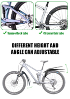 Ensemble de garde-boue pour vélo de montagne RBRL Factory, couverture complète, garde-boue stable pour vélo électrique