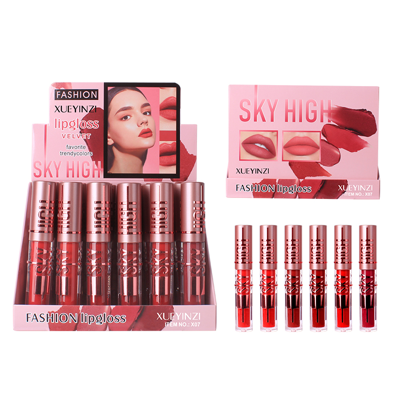 liquid lipstick red matte pretty bottle