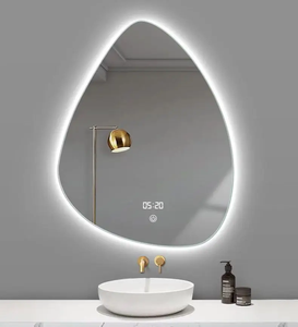 Custom Irregular Shape Professional <b>Bathroom</b> Cabinets <b>Mirror</b> <b>LED</b> <b>Lighting</b> Smart <b>Bathroom</b> Hotel Art <b>Mirror</b> Wall <b>Led</b> <b>Mirror</b> - Product Image 2
