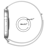 Bracelet en maille métallique Upro pour Huawei Watch Fit 3, fermoir magnétique, bracelet de remplacement pour montre connectée Fit 4/5/4 Pro/5 Pro 43 mm