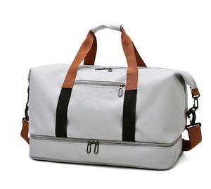 Sac de sport et de voyage personnalisé grande capacité pour homme, étanche, avec compartiment sec/humide, idéal pour la gym et les week-ends - Product Image 3