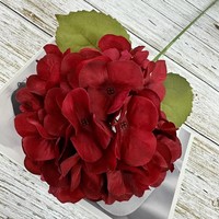 Fleur artificielle d'hortensia à flamme unique, décoration murale en tissu tressé, 70 cm, pour chemin de table, décoration intérieure et accessoires de photographie