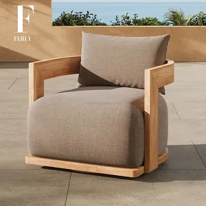 FERLY Customization Outdoor Modern Sofa Set Garden Sets Teak Lounge Sofa Set Furniture Garden