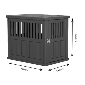 กรงสัตว์เลี้ยงพลาสติกลายทึบทนทานต่อน้ำสำหรับสุนัขคอกสุนัขแบบใหม่ - Product Image 2