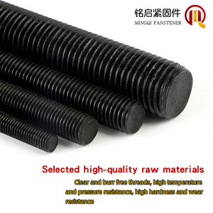 Hot Bán Cường Độ Cao Din975 8.8 10.9 12.9 Cấp Thép Hợp Kim Màu Đen <span class=keywords><strong>M16</strong></span> M18 M20 M24 M26 M30 1 Mét Hoàn toàn <span class=keywords><strong>Threaded</strong></span> <span class=keywords><strong>Rod</strong></span> - Product Image 3