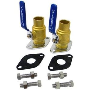 Vanne à boisseau sphérique isolante Grundfos 96806136 1 pouce à bride CXC pour eau à température normale, construction métallique - Product Image 1