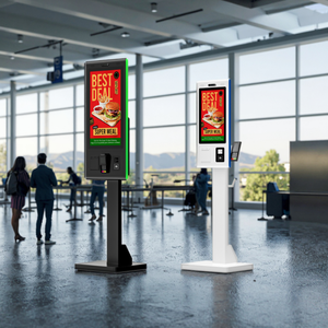 Wenjie21.5 ''android 11 <span class=keywords><strong>kiosk</strong></span> tự phục vụ máy tính để bàn đặt hàng cho nhà hàng kỹ thuật số Menu hiển thị tự đặt hàng máy SDK chức năng - Product Image 2