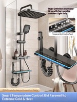 Ensemble de douche complet pour la maison avec robinet de salle de bain et buse de surpression pour toilettes