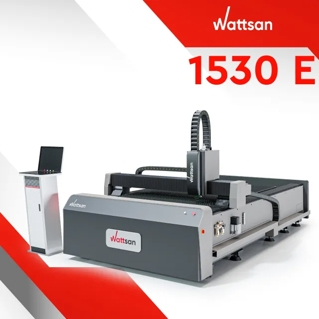 Wattsan 1530 E 1500W 2000W 3000W tagliatrice laser a fibra per acciaio al carbonio acciaio inossidabile ottone rame