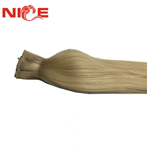 Trame de cheveux russes de haute qualité Extensions de cheveux crus 100% trame de cheveux humains blonds non transformés - Product Image 1