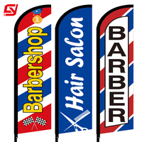 Drapeaux en polyester personnalisés avec impression numérique, bannières publicitaires d'extérieur, drapeaux à plumes pour la promotion des restaurants