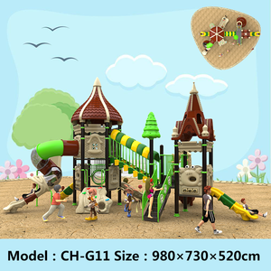 Petit toboggan coloré personnalisé de grande taille pour aire de jeux extérieure, jardin d'école, toboggan combiné de bonne qualité avec balançoire - Product Image 3