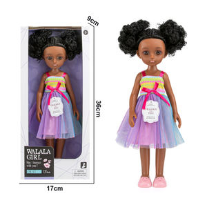 FiveStar Maßgefertigte 13-Zoll-Ganzkörper-Silikon-Spielzeug-Babypuppen, Schwarze Vinyl-Puppen, 33 cm Modische Mädchenpuppe, Realistisch Aussehendes Spielzeug - Product Image 1