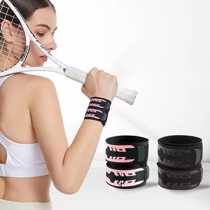 Soporte de Muñeca Deportivo Ajustable con Doble Correa, Soporte de Muñeca Transpirable <span class=keywords><strong>para</strong></span> Fitness, Levantamiento de Pesas, <span class=keywords><strong>Tenis</strong></span>, Alivio del Dolor de Muñeca - Product Image 1