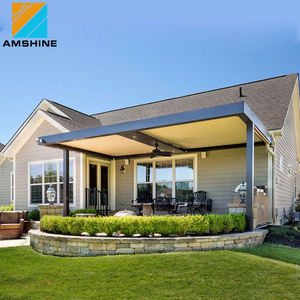 Gazebo cerrado 6x4m Persiana eléctrica Pérgola <span class=keywords><strong>de</strong></span> aluminio para exteriores <span class=keywords><strong>con</strong></span> LED y 4 puertas <span class=keywords><strong>de</strong></span> vidrio laterales como habitación al aire libre - Product Image 3