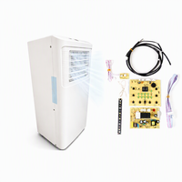Carte de commande PCBA intelligente pour climatiseur portable avec surveillance à distance, circuit de commande du ventilateur et du compresseur pour climatiseur portable à refroidissement simple FR4