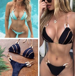 YY5581 2026 Nouvelle Collection Maillot de Bain <span class=keywords><strong>Bikini</strong></span> Sexy Taille Haute pour Femme, Haute Qualité, Vente en Gros - Product Image 3