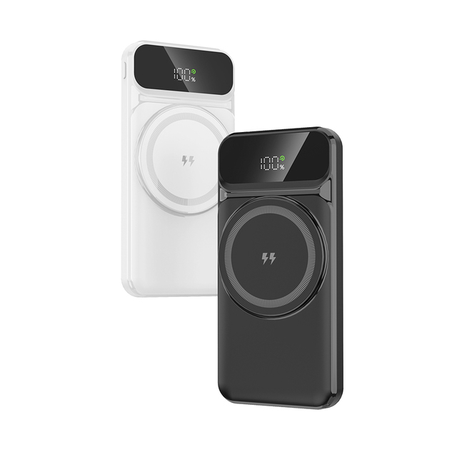 Portable PD 22.5W Fast Charging 10000mAh Power Bnak  Built-in 3 Cable Type-C Input Mini Digital Display Power Bank