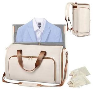 2024 nouveau produit personnalisé gris <span class=keywords><strong>valise</strong></span> 4 en 1 grande capacité 53 L convertible unisexe voyage d'affaires vêtement sac polochon sac à dos - Product Image 3