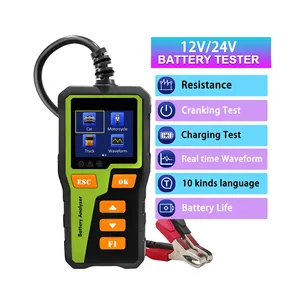 BT30 Auto Car Battery Analyzer New 12V Cranking Charging State Diagnostic Code Reader Updated Data Tester