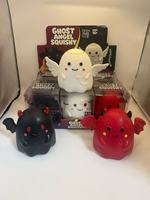 Jumbo Squishies Ghost Soft Squeeze Fidget Toys Slow Rising Plush Stress Relief Gift Unisex Ages 8+ Private Label