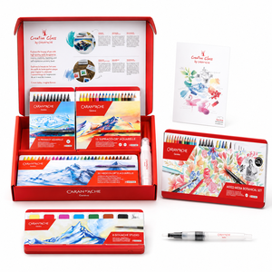 <span class=keywords><strong>CARAN</strong></span> DACHE para Dibujo Creativo, Juego de Lápices de Colores y Pinceles Solubles en Agua para Estudiantes Profesionales y Principiantes - Product Image 1
