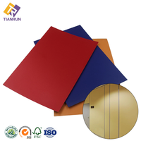 Panneau décoratif en stratifié haute pression (HPL) couleur unie pour revêtement mural intérieur et bureaux