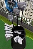 Ensemble de clubs de golf haute performance pour hommes, fers et bois complets, équipement de golf pour entraînement et compétition en intérieur et en extérieur