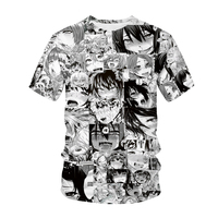 T-shirt imprimé Anime 3d pour hommes et femmes, Streetwear, avec motif Hentai, col rond, Hip Hop, Harajuku, décontracté, Sexy, vêtements pour filles, collection 2020