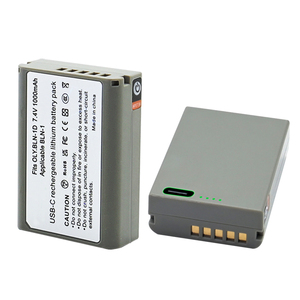Batterie de remplacement Li-Ion BLN-1D 800mAh pour appareils photo <span class=keywords><strong>OM</strong></span>-D E-<span class=keywords><strong>M1</strong></span>/E-M5/E-M5 MKII/Pen E-P5/HLD-6 - Garantie de 12 mois - Mise à niveau en stock - Product Image 5