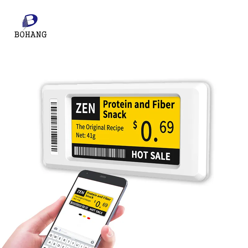 بو هانج بو هانج E-ink enabled 2.66 inch Esl label label label label إلكترونية بسعر إلكتروني جودة عالية esl label إلكترونية