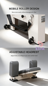 Équipement de yoga complet personnalisé, reformer, lit d'entraînement en chêne blanc, barre de pied coulissante, sûr pour adultes - Product Image 6