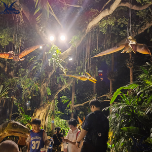 Proveedor Profesional de Modelos de Dinosaurios - Pterodáctilo Animatrónico Realista que Vuela en el Aire para Decoración de Parques Temáticos al Aire Libre - Product Image 3