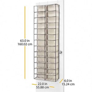 Hot Selling Non Woven Fabric <b>Storage</b> Over the Door Hanging Organizer for <b>Shoes</b> and Clothes - Product Image 2