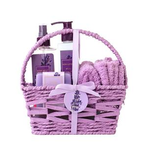 Panier Cadeau Écologique en Bambou pour Spa, Aromathérapie pour Soins Intimes Féminins, Soin Corporel - Série Cadeau Bain Fabriqué en Chine - Fête des Mères Anniversaire - Product Image 1