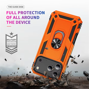 JUNBO pour <span class=keywords><strong>OPPO</strong></span> A36 A76 Reno6 Reno2 Z <span class=keywords><strong>Coque</strong></span> de protection intégrale anti-collision en PC rigide avec anneau de support en TPU pour usage quotidien en extérieur - Product Image 4