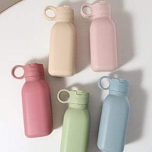Custom Logo Stainless Steel Vacuum Insulated Water <b>Bottle</b> with Carry Loop Leakproof Sports <b>Flask</b> for Cycling Travel - Product Image 5