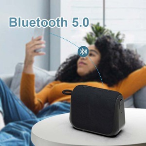 Bán buôn tùy chỉnh chất liệu vải + ABS di động không thấm nước Bluetooth loa bluetooth Loa di động - Product Image 5