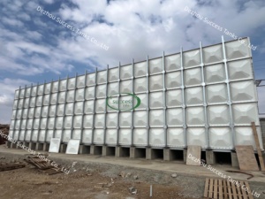 <span class=keywords><strong>Réservoir</strong></span> d'eau en fibre de verre sectionnel GRP, <span class=keywords><strong>réservoir</strong></span> d'eau rectangulaire en fibre de verre pour l'eau potable, la lutte contre les incendies, durée de vie de 40 ans - Product Image 3