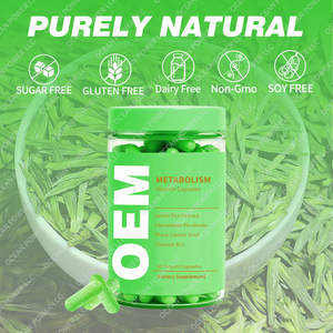 Bán buôn OEM sự trao đổi chất chế độ ăn uống bổ sung Vegan viên nang chiết xuất trà xanh Chromium Picolinate Đen Cumin hạt giống Vitamin B12 - Product Image 5