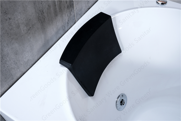Sannce — baignoire d'angle de luxe pour adulte, baignoire à Jets d'air, bulle Nano, Spa, tourbillon
