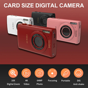 Cámaras Digitales Pequeñas de Nivel Básico Más Vendidas en 2024, 64MP, Video de 1080P con Música <span class=keywords><strong>para</strong></span> Adultos, Niños y <span class=keywords><strong>Principiantes</strong></span>, Rojo y Blanco - Product Image 6
