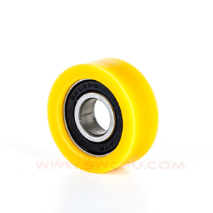 <span class=keywords><strong>Rouleau</strong></span> de guidage en caoutchouc PU rigide toutes tailles avec roulement à billes pour <span class=keywords><strong>porte</strong></span> coulissante - Product Image 2