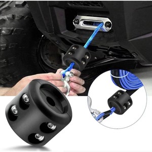 Gancho de Remolque de Aluminio de 4 Orificios Negro Universal para Modificación de Vehículos Todoterreno D2687 - Product Image 4